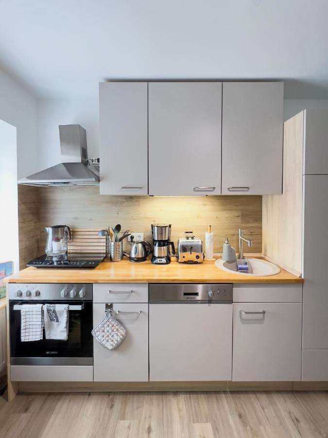 Schoene Helle & Gemuetliche Wohnung In Altstadtnaehe 埃尔福特 客房 照片